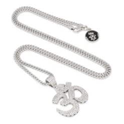 Om Necklace 18 Om Necklace -King Ice om necklace king ice 30546080563375