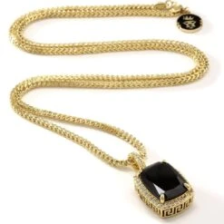 Onyx Crown Julz Necklace 9 Onyx Crown Julz Necklace -King Ice onyx crown julz necklace king ice 14887459651638