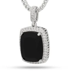 Onyx Crown Julz Necklace 10 Onyx Crown Julz Necklace -King Ice onyx crown julz necklace white gold 1 5 king ice 17511784710198