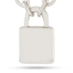 Original Padlock Necklace -King Ice original padlock necklace white gold 1 2 king ice 30923367153839