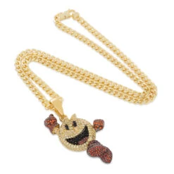 PAC-MAN X King Ice - Illustration PAC-MAN Necklace -King Ice pac man x king ice illustration pac man necklace king ice 36321382203567