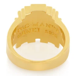 PAC-MAN X King Ice - Pixel Blinky Ring -King Ice pacman x king ice blinky ring sterling silver 14k gold 7 king ice 35372436783279
