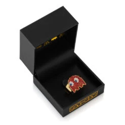 PAC-MAN X King Ice - Pixel Blinky Ring -King Ice pacman x king ice blinky ring sterling silver 14k gold 7 king ice 35372436881583