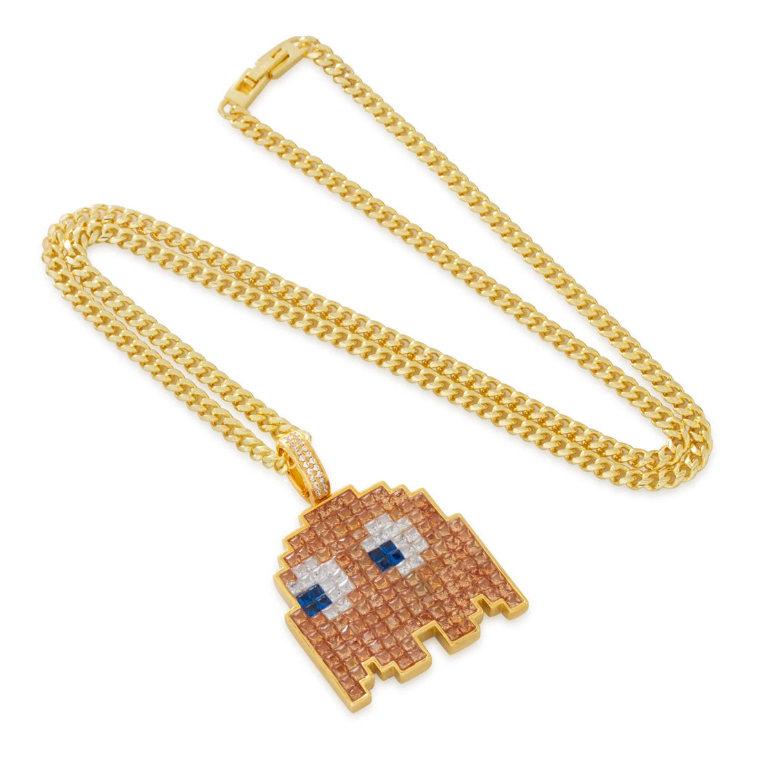 PAC-MAN X King Ice - Pixel Clyde Necklace 3 PAC-MAN X King Ice - Pixel Clyde Necklace - Image 3