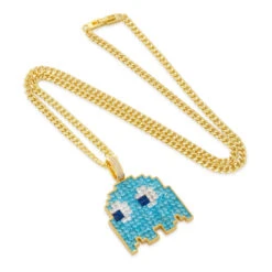 PAC-MAN X King Ice - Pixel Inky Necklace -King Ice pacman x king ice inky necklace king ice 35371769233583