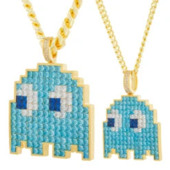PAC-MAN X King Ice - Pixel Inky Necklace -King Ice pacman x king ice inky necklace king ice 35371769462959