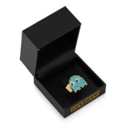 PAC-MAN X King Ice - Pixel Inky Ring -King Ice pacman x king ice inky ring sterling silver 14k gold 7 king ice 35372430393519