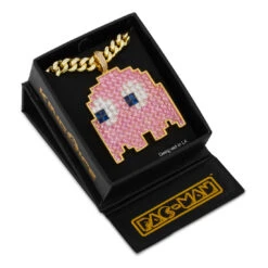 PAC-MAN X King Ice - Pixel Pinky Necklace -King Ice pacman x king ice pinky necklace king ice 35371526127791