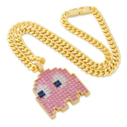 PAC-MAN X King Ice - Pixel Pinky Necklace -King Ice pacman x king ice pinky necklace king ice 35371526160559