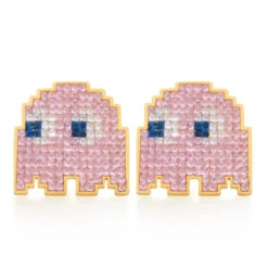 PAC-MAN X King Ice - Pixel Pinky Stud Earrings