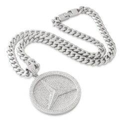 Paid In Full Medallion Necklace -King Ice paid in full medallion necklace king ice 34279342145711