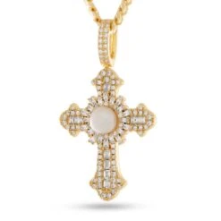 Pearl Of Wisdom Cross Necklace