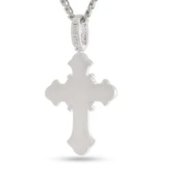 Pearl Of Wisdom Cross Necklace -King Ice pearl of wisdom cross necklace king ice 37169287004335