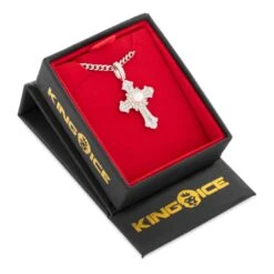 Pearl Of Wisdom Cross Necklace -King Ice pearl of wisdom cross necklace king ice 37169287037103