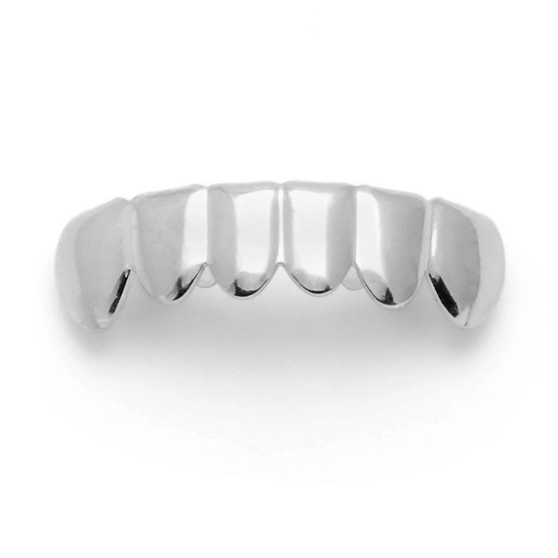 Platinum Plain Top Grillz 1 Platinum Plain Top Grillz