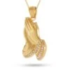 Praying Hands Emoji Necklace