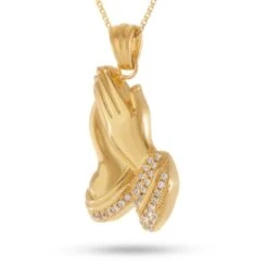 Praying Hands Emoji Necklace