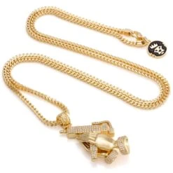Praying Hands Of Defense Necklace -King Ice praying hands of defense necklace king ice 35226462126255