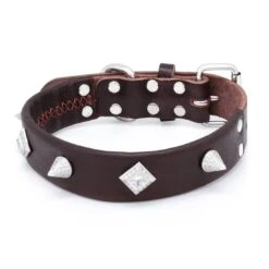 Princess-Cut Spike Iced Dog Collar -King Ice princess cut spike iced dog collar white gold king ice 31307909071023