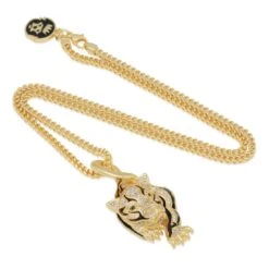 Prowl Panther Necklace -King Ice prowl panther necklace king ice 30535619051695
