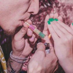 Rastafarian One Hitter -King Ice rastafarian one hitter 14k gold king ice 35113936453807