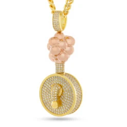 Rick And Morty X King Ice - Plumbus Necklace