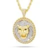 Roaring Lion Medallion Necklace