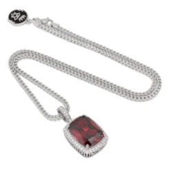 Ruby Crown Julz Necklace -King Ice ruby crown julz necklace king ice 35198824054959