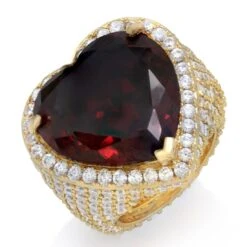 Ruby Heart Ring