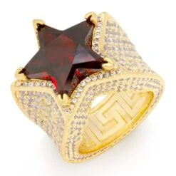 Ruby Star Ring