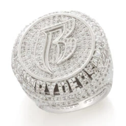 Ruff Ryders X King Ice - Ryde Or Die Championship Ring -King Ice ruff ryders x king ice championship ring gold plated white gold 7 king ice 35020084117679