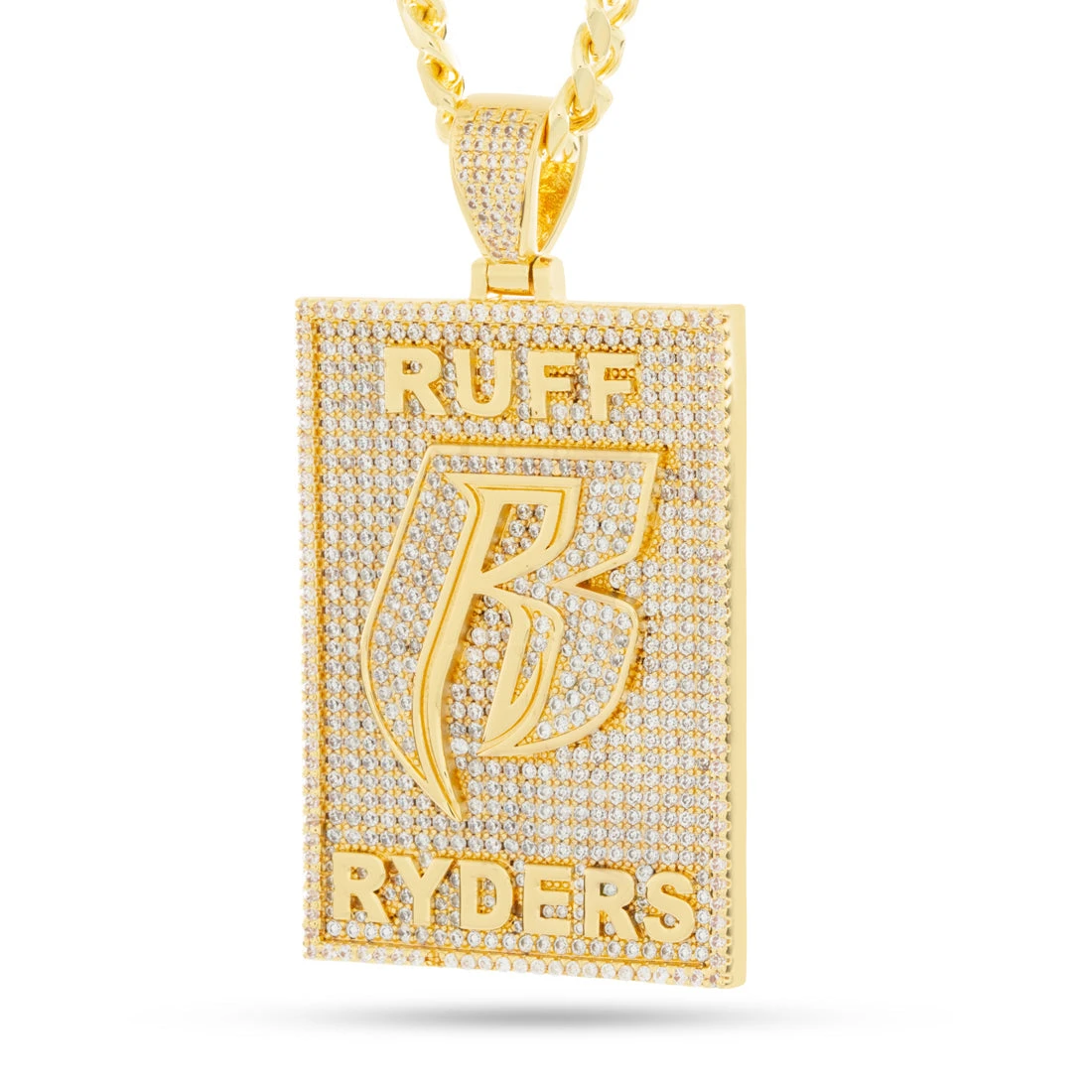Ruff Ryders X King Ice - Dog Tag Logo Necklace 1 Ruff Ryders X King Ice - Dog Tag Logo Necklace