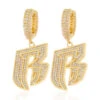 Ruff Ryders X King Ice - Hanging Logo Earrings