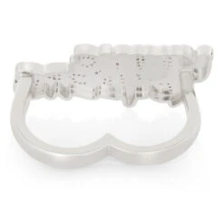 Ruff Ryders X King Ice - Young Ryders Two-Finger Ring -King Ice ruff ryders x king ice two finger ring king ice 35020079005871