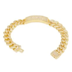 RUN DMC X King Ice - 15mm Classic Logo Bracelet -King Ice run dmc x king ice 15mm classic logo bracelet king ice 30544829710511