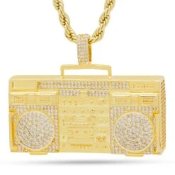 RUN DMC X King Ice - Ghetto Blaster Necklace