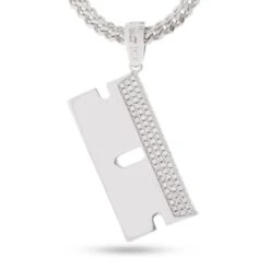 RZR Blade Necklace -King Ice rzr blade necklace king ice 30582264299695
