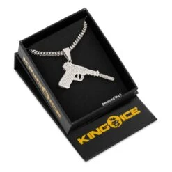 Silencer Necklace -King Ice silencer necklace king ice 31983365816495