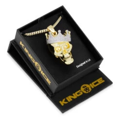 Skull King Necklace -King Ice skull king necklace king ice 14878161698870