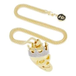 Skull King Necklace -King Ice skull king necklace king ice 14878175002678