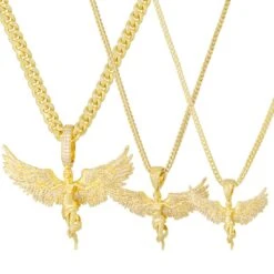 Soaring Angel Necklace 26 Soaring Angel Necklace -King Ice soaring angel necklace king ice 31577879773359