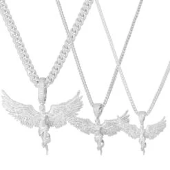 Soaring Angel Necklace 34 Soaring Angel Necklace -King Ice soaring angel necklace king ice 31577880625327