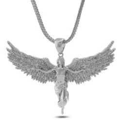 Soaring Angel Necklace 31 Soaring Angel Necklace -King Ice soaring angel necklace white gold 1 8 king ice 30554154172591