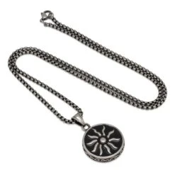 Solar Symbol Necklace -King Ice solar symbol necklace 26 stainless steel king ice 37313568473263