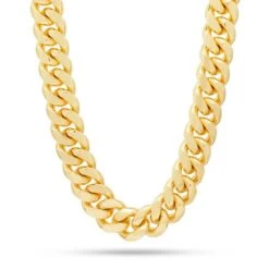 Solid Gold 16mm Miami Cuban Link Chain