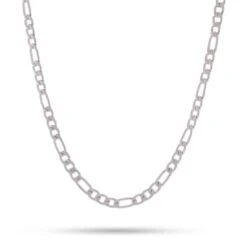 Solid Gold 5mm Figaro Chain -King Ice solid gold 5mm figaro chain king ice 37667560652975