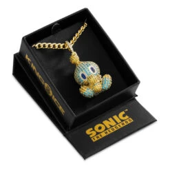 Sonic The Hedgehog X King Ice - Neutral Chao Necklace 7 Sonic The Hedgehog X King Ice - Neutral Chao Necklace -King Ice sonic the hedgehog x king ice neutral chao necklace gold plated 14k gold 2 1 king ice 34895244722351