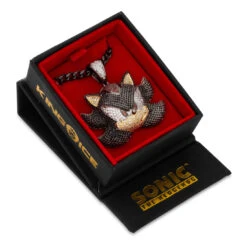 Sonic The Hedgehog X King Ice - Shadow Necklace -King Ice sonic the hedgehog x king ice shadow necklace gold plated black gold 2 king ice 36183664066735