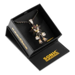 Sonic The Hedgehog X King Ice - Fast Shadow Necklace -King Ice sonic x king ice fast shadow necklace black gold 2 5 king ice 33123557081263