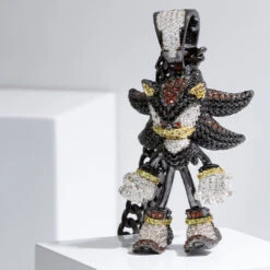 Sonic The Hedgehog X King Ice - Fast Shadow Necklace -King Ice sonic x king ice fast shadow necklace black gold 2 5 king ice 33135061532847